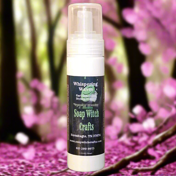 Whispering Waves Curl Enhancing Styling Mousse - Vanilla Dreams