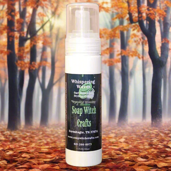 Whispering Waves Curl Enhancing Styling Mousse - Amber Luxury