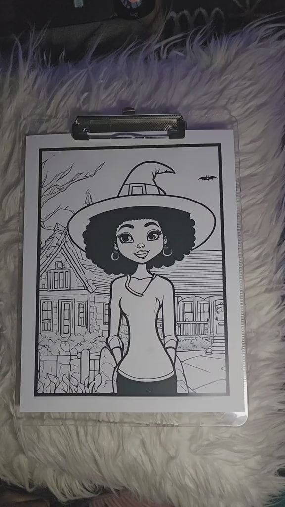 Soap Witch Adventures Vol. 1 - 50 Printable Coloring Pages-4