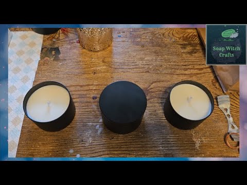 Whimsy Spellfire Sleek Soy Tin Candle - Coconut Creme-4