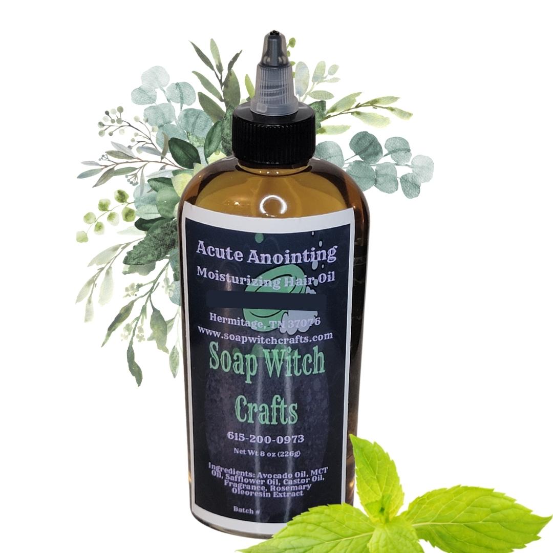Acute Anointing Moisturizing Hair Oil - Spearmint Eucalyptus-1