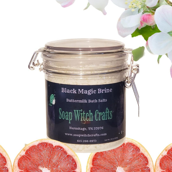 Black Magic Brine Buttermilk Bath Salts - Grapefruit Jasmine