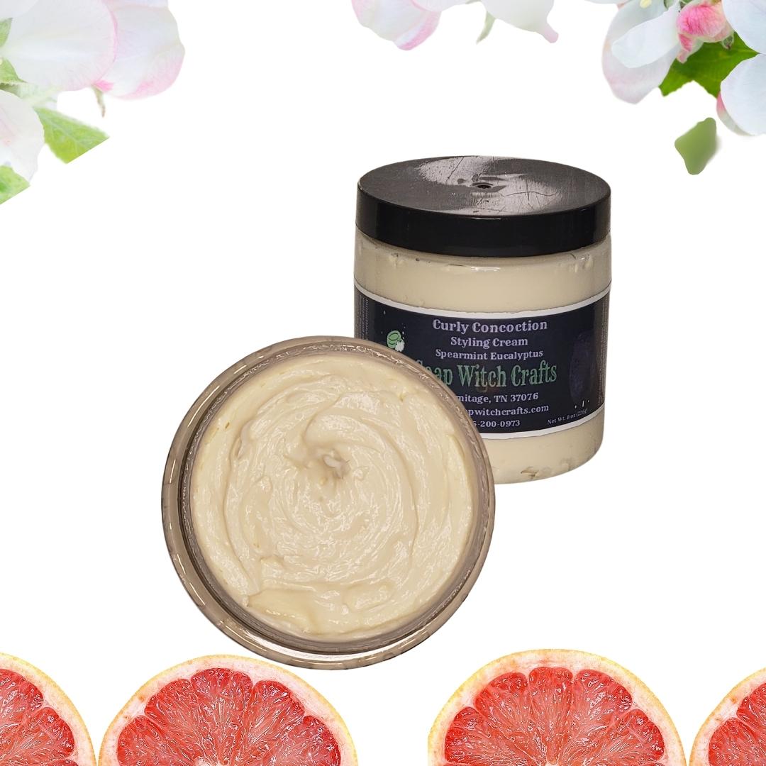 Curly Concoction Moisturizing Styling Cream - Grapefruit Jasmine-1