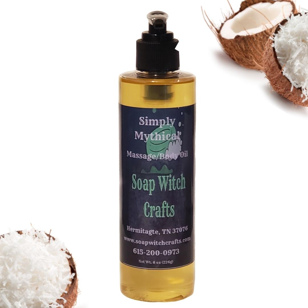 Simply Mythical Massage Oil and Body Oil - Coconut Creme