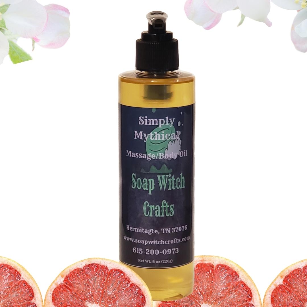 Simply Mythical Massage Oil and Body Oil – Grapefruit Jasmine