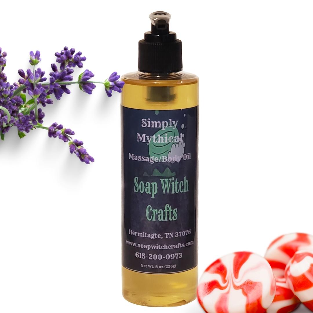 Simply Mythical Massage Oil and Body Oil - Lavender Peppermint