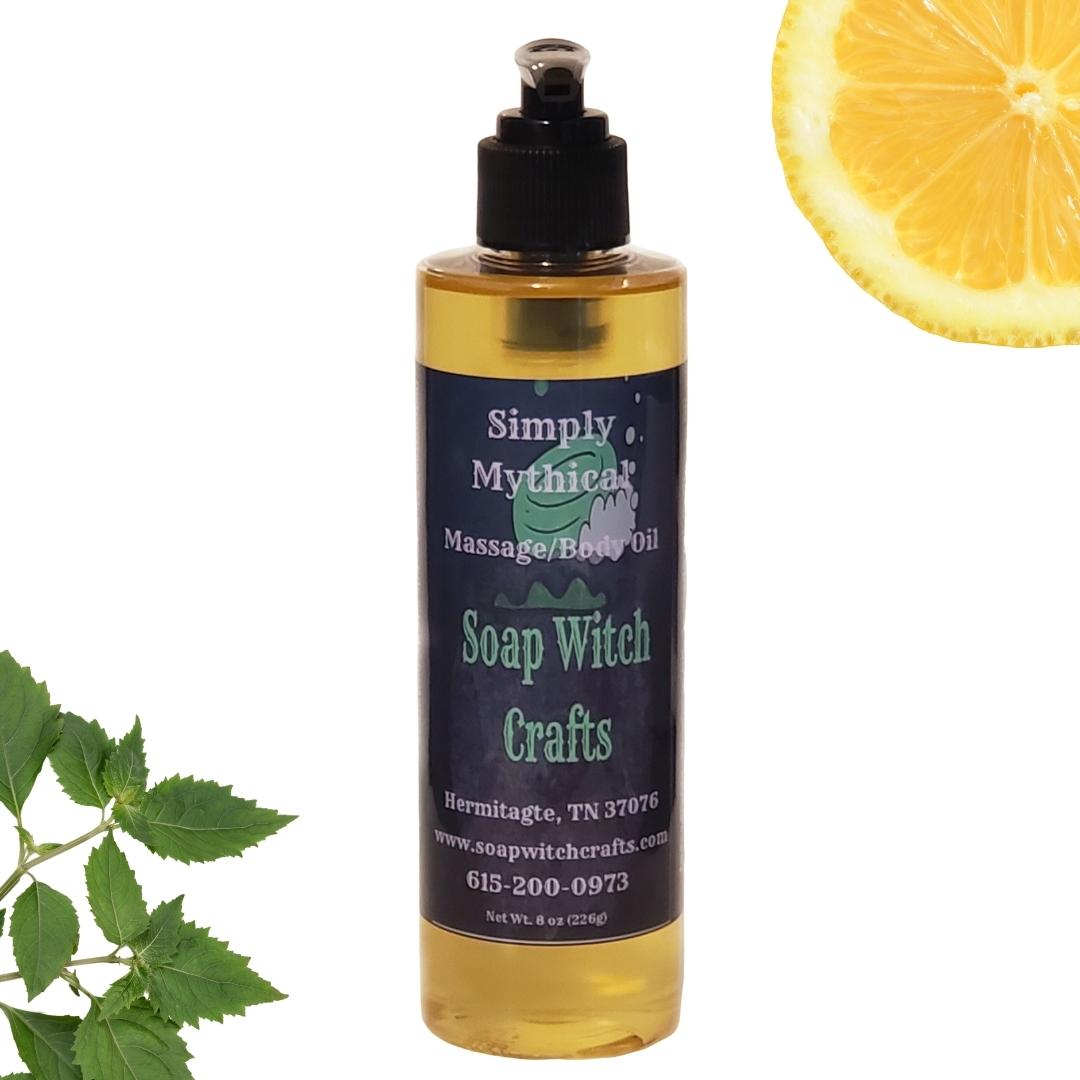 Simply Mythical Massage Oil and Body Oil - Orange Patchouli