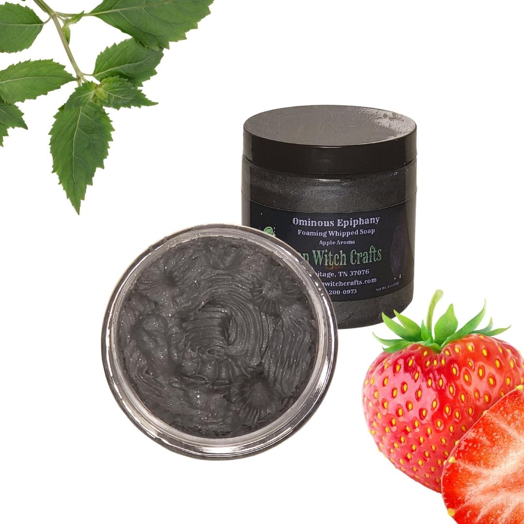 Ominous Epiphany Whipped Soap - Strawberry Patchouli