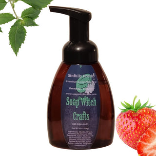 Sinfully Frothy Foaming Coconut Milk Soap – Strawberry Patchouli