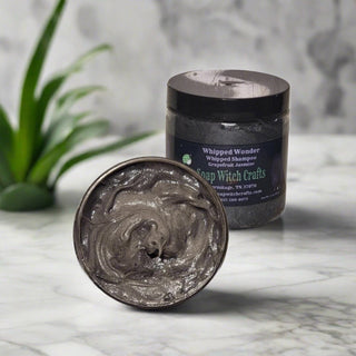 Whipped Wonder Charcoal Whipped Shampoo - Lemon Pound Cake